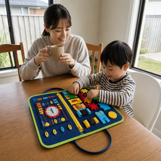 Montessori ビジーボード(Busy Bord)