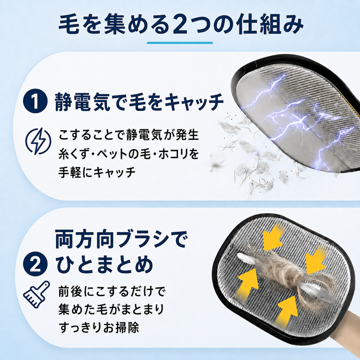 FurSwipe｜ペットの抜け毛すっきりクリーナーグローブ