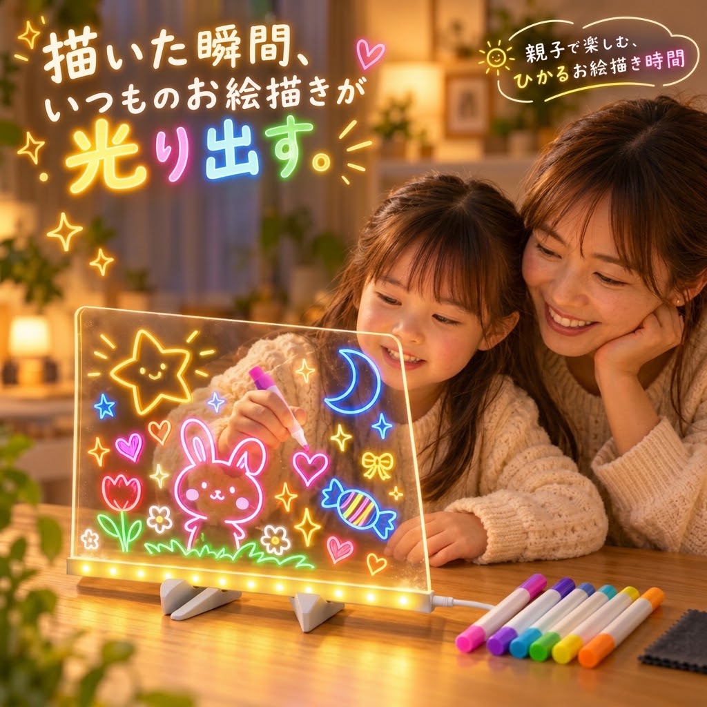 LumiDraw｜くり返し遊べるLEDお絵描きボード