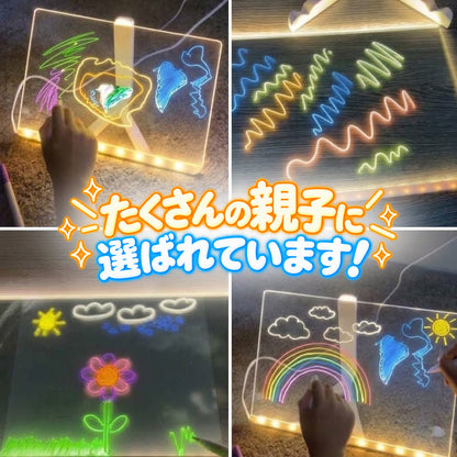 LumiDraw｜くり返し遊べるLEDお絵描きボード